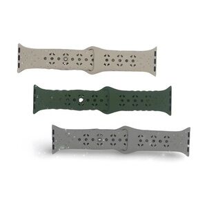The Perfect Trio: 3 Pack Lace Silicone iWatch Bands Series 87654321SE 38/40/41mm